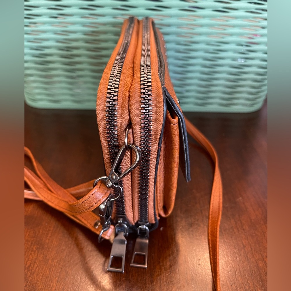 NWOT Faux Leather Crossbody - Picture 11 of 14